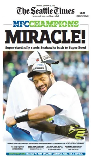 Discover 2015 Seattle Seahawks NFC Championship Poster Vertical Poster