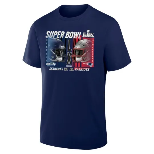 Discover Patriots vs Seahawks Super Bowl LX Matchup Final Battle Shirt