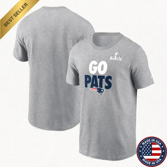 Discover New England Patriots Super Bowl LX Go Pats 2026 Tshirt For Fan
