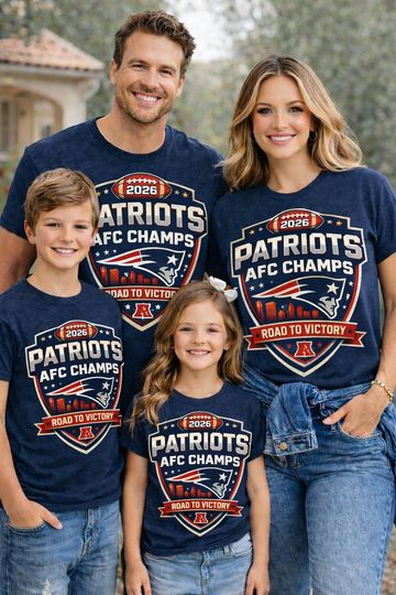 Discover New England Patriots AFC Champions 2026 Shirt