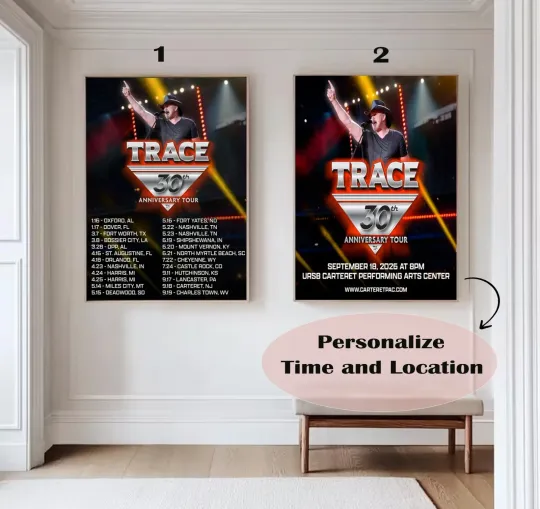 Discover Trace Adkins 30th Anniversary Tour 2026 North American Poster