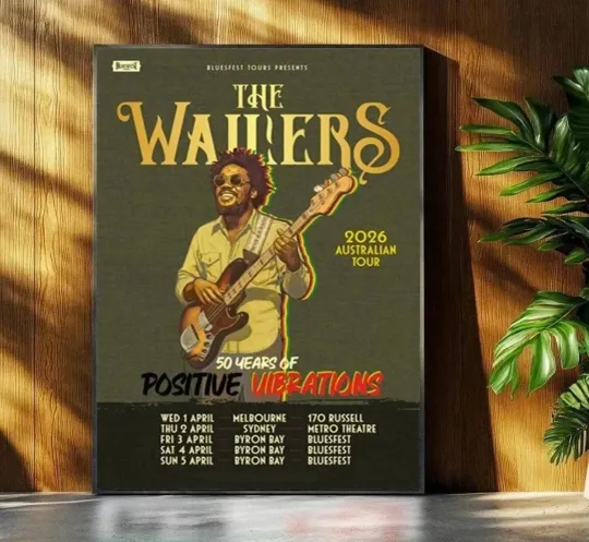 Discover The Wailers 2026 Tour Poster Custom Poster