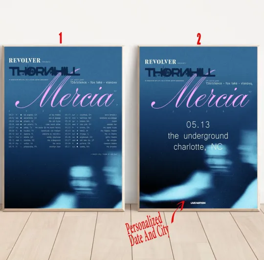 Discover Custom Thornhill The Mercia 2026 North American Tour  Poster