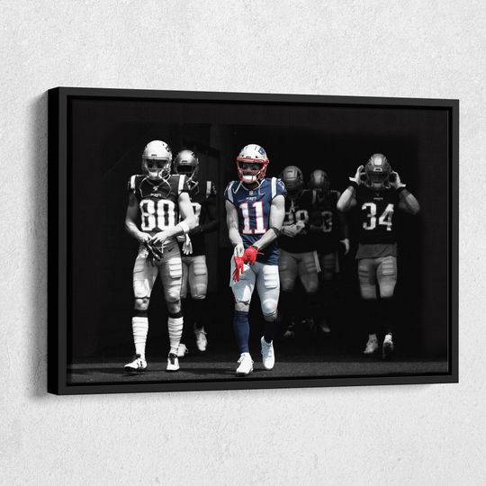 Discover Julian Edelman Highlighted Poster New England Patriots Wall Art Home Decor Art