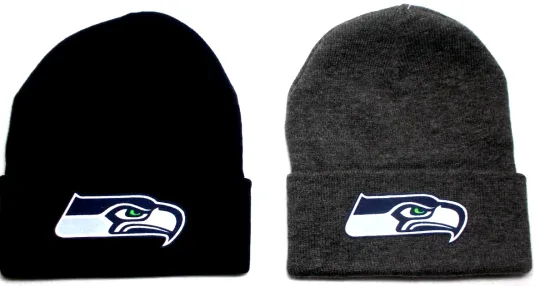 Discover Seattle Seahawks Printed Knit Beanies
