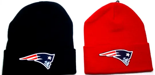 Discover New England Patriots Printed Knit Beanie Cap
