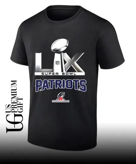 Discover 2026 Super Bowl LX New England Patriots logo shirt