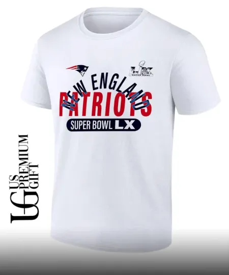 Discover New England Patriots Super Bowl LX Champions T-Shirt