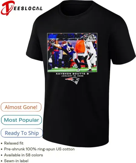 Discover Kayshon Boutte New England Patriots Football T-Shirt Unisex