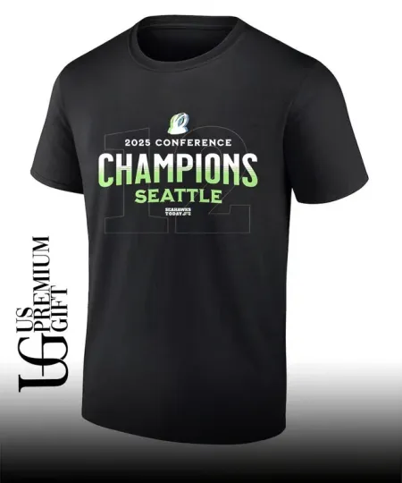 Discover Seattle Seahawks 2025 Conference Champions T-Shirt