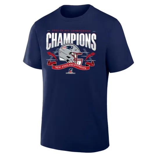 Discover New England Patriots AFC Championship Champions Shirt 2025-2026 for Fans