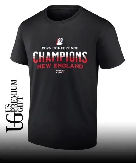 Discover New England Patriots 2025 Conference Champions T-Shirt
