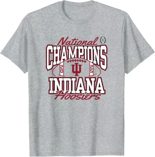 Discover Indiana Hoosiers National Champs 2025 Football CFP Victory T-Shirt