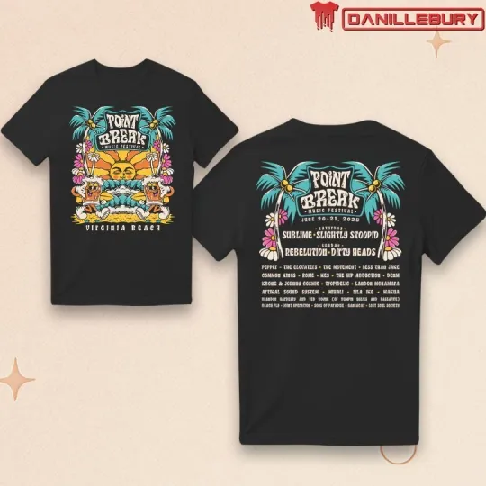 Discover Point Break Virginia Beach 2026 Unisex T-Shirt
