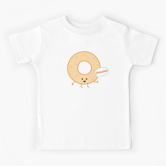 Discover Cheerio! | by queenie's cards Kids T-Shirt