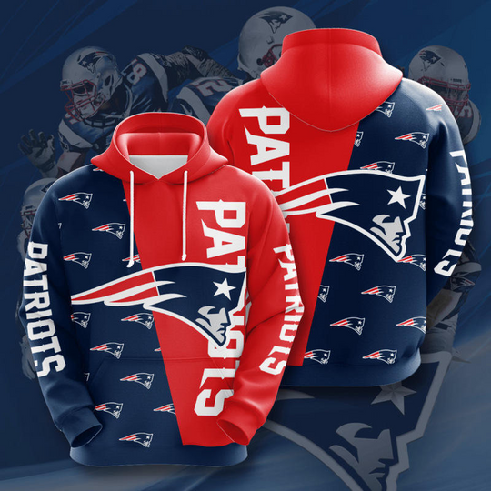 New England Patriots Hoodie 3D
