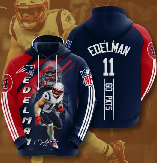 Discover football New England Patriots 3D Hoodie