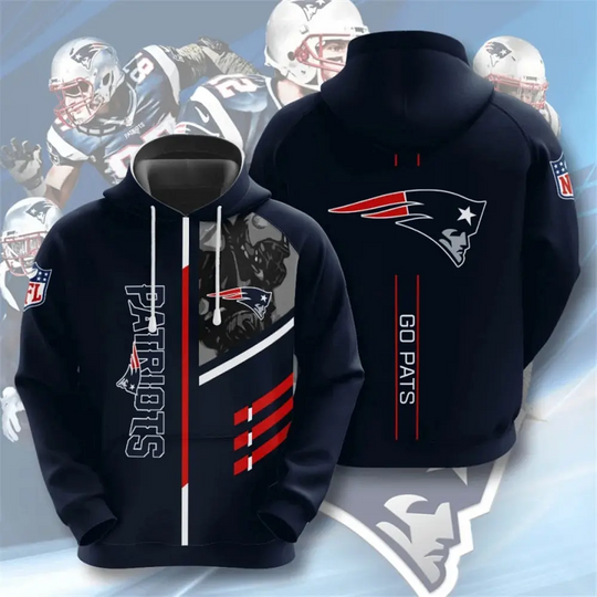 New England Patriots 3D Hoodie