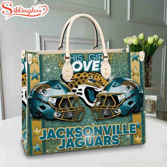 Discover football Jacksonville Jaguars Women Leather Hand Bag Gift For Fans