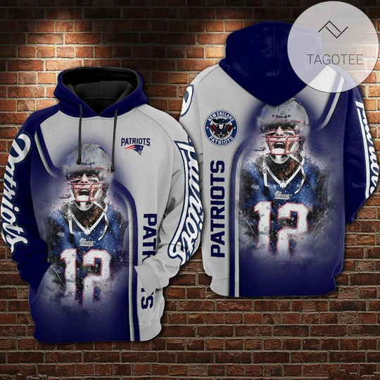 New England Patriots 3D Printed Hoodie Hooded Jacket