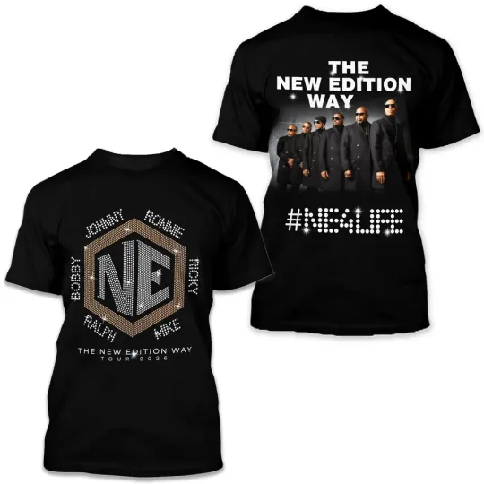 The New Edition Way Tour 2026 3D T-Shirt