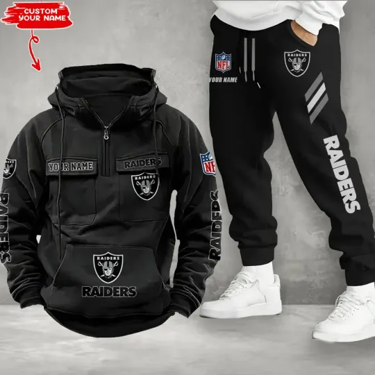 Discover Las Vegas Raider Personalized Men’s Hoodie Pants Football Team Fan Gift