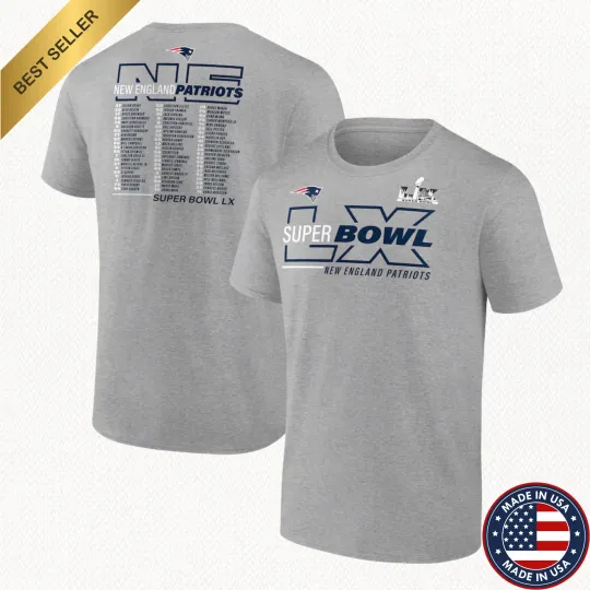 Discover Seattle Se@hawks Super Bowl LX Big & Tall Roster Unisex T-Shirt