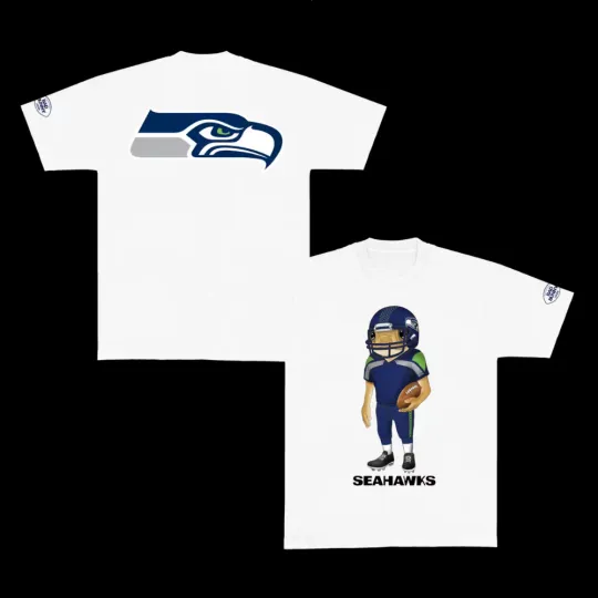 Discover BadBunny x Seattle 1Seahawk Concho T-shirt Super Bowl LX All Size