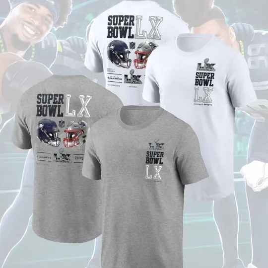 New England Patriots vs. Seattle Seahawks Super Bowl LX Matchup 2 Sides