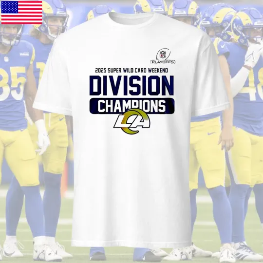 Discover LA Rams 2026 Wild Card Champions T-Shirt