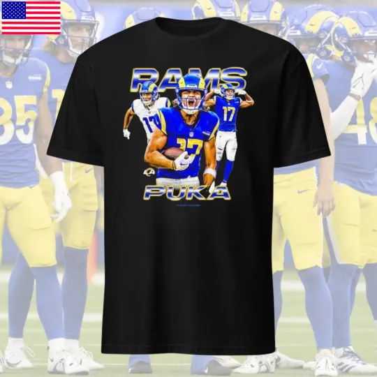 Discover LA Rams 2026 Puka Nacua Player T-Shirt