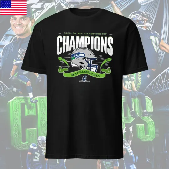 Discover Sea.hawks 2026 NFC Championship Champions T-Shirt