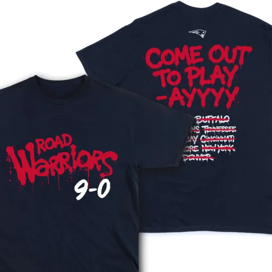 Discover New England Patriots Super Bowl LX (60) Road Warriors AFC Champions Shirt