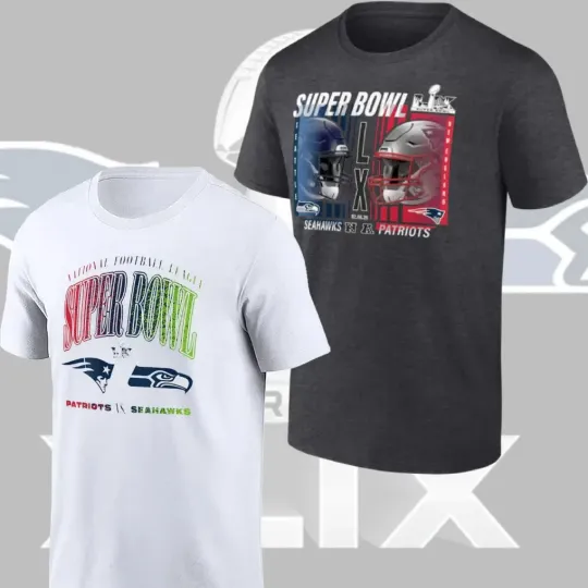 Discover NEW!! Super Bowl LX Matchup New England Patriots vs. Seattle Seahawks for Fans