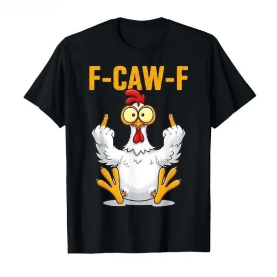 Discover Funny F-Caw-F T-Shirt Funny T-Shirt Soft Cotton Crew Neck Tee Summer Fashion Cas
