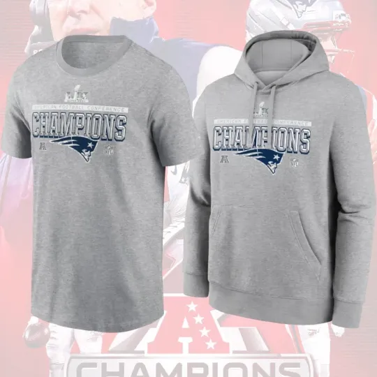 Discover FREESHIP - New England Patriots 2025 AFC Champions Locker Room Gift for Fans