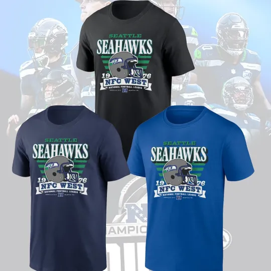 Discover HOT !! Throwback Seattle Seahawks 1976 NFC West Champions FREESHIP for Fans