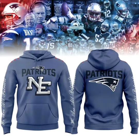 New England Patriots Football Team Mens L Hoodie Team Apparel
