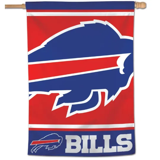 Buffalo Bills Mega Logo House Flag, Weather Resistant