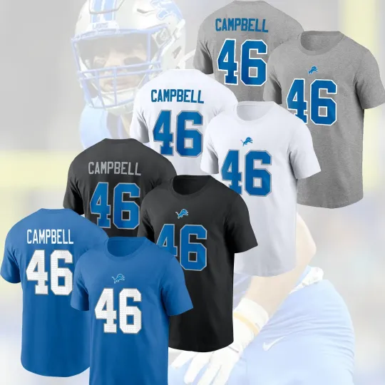 Discover Jack Campbell #46 Detroit 2025 Player Name & Number For Fans