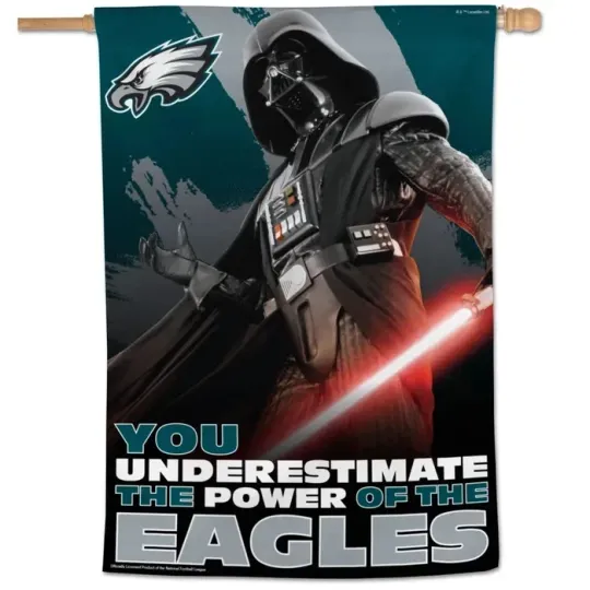 Philadelphia Eagles Darth Vader Flag Banner Star Wars Disney