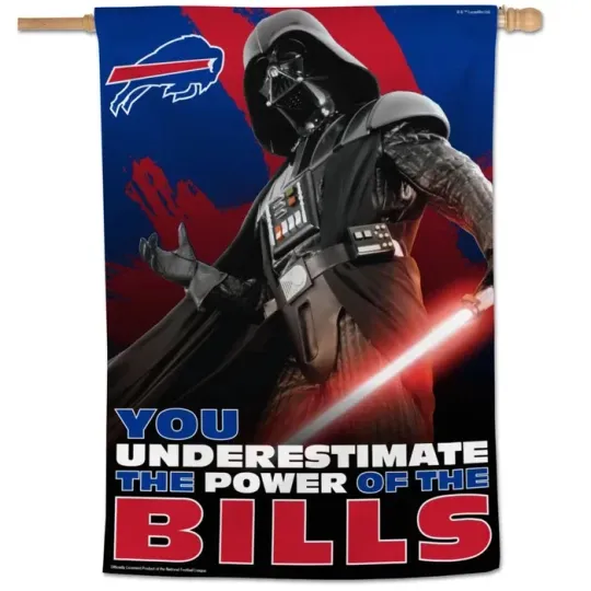 Discover Buffalo Bills Darth Vader Flag Banner Star Wars Disney Football Decor