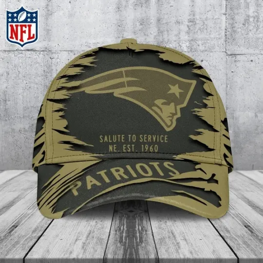 Discover Patriots 2025 Salute to Service Classic Cap