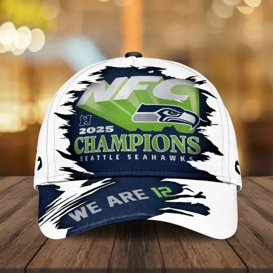 Seahawks 2025 NFC Champions Classic Cap