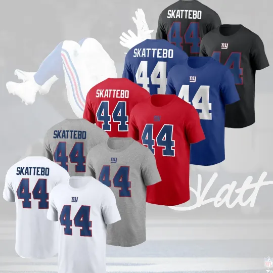 Discover Cam Skattebo #44 New York 2025 Player Name & Number For Fans