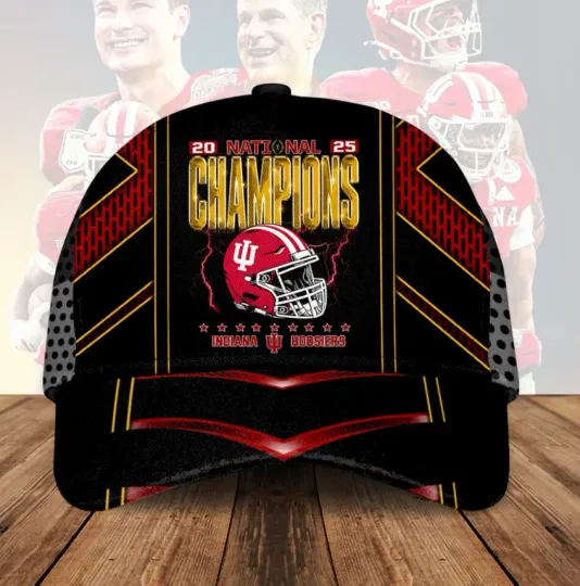 Discover Indiaana Hoosier1  2025 National Champions Classic Cap