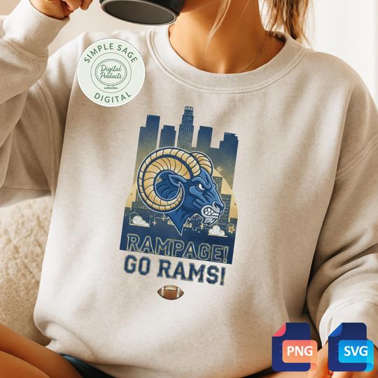 Discover LA Rams Football Sweatshirts, Football Fan Gift