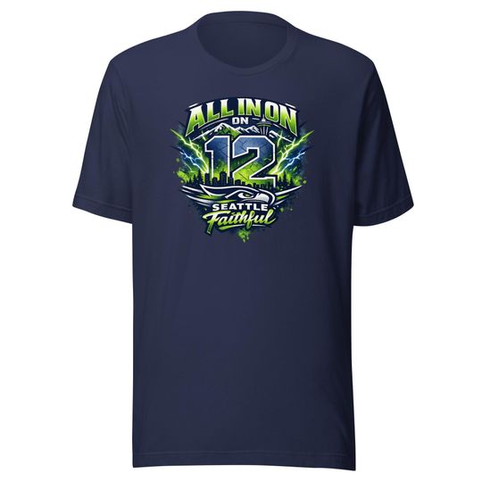Seattle 12th Fan T-Shirt - Pacific Northwest Football Apparel