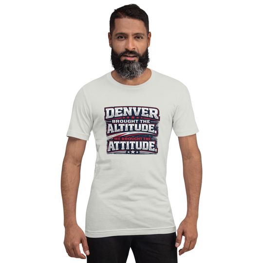 Discover New England Patriots Football T-Shirt Playoff Attitude Denver Brought the Altitude