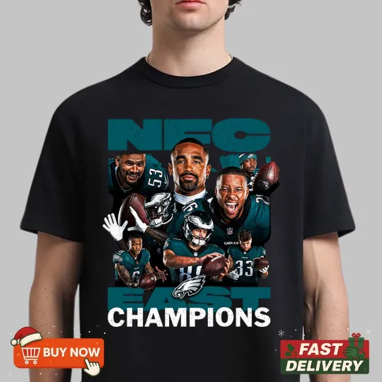 Discover Philadelphia Eagles NFC East Champion Football TShirt